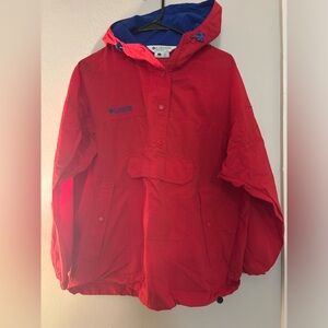 Columbia Red Raincoat